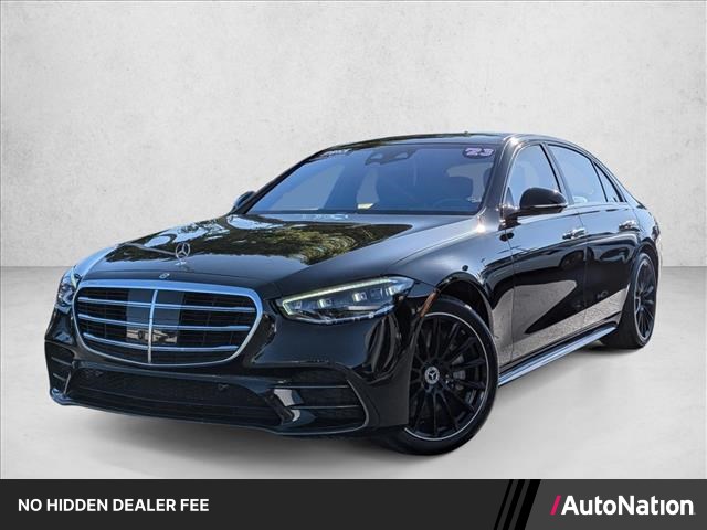 Black 2023 Mercedes-Benz S-Class S 500 4MATIC AWD Sedan All-Wheel Drive Automatic