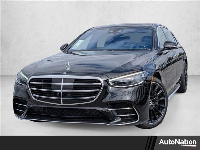 Obsidian Black Metallic 2026 Mercedes-Benz S-Class S 580 4MATIC Sedan All-Wheel Drive Automatic