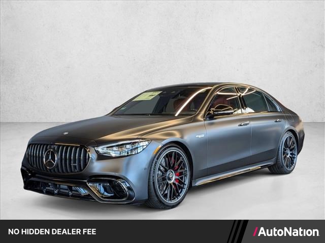 Gray (Manufaktur Graphite Grey Magno) 2026 Mercedes-Benz S-Class AMG S 63 E Performance 4MATIC Sedan All-Wheel Drive Automatic
