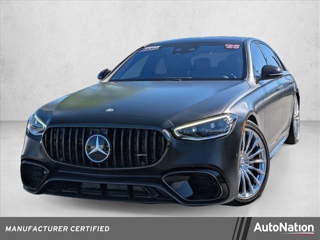 Gray (Manufaktur Signature Graphite Grey Solid) 2025 Mercedes-Benz S-Class AMG S 63 E Performance 4MATIC Sedan All-Wheel Drive Automatic