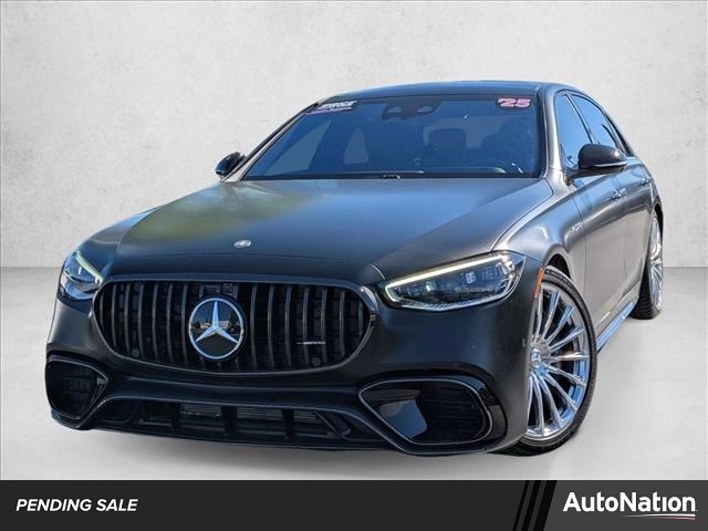 Gray (Manufaktur Signature Graphite Grey Solid) 2025 Mercedes-Benz S-Class AMG S 63 E Performance 4MATIC Sedan All-Wheel Drive Automatic