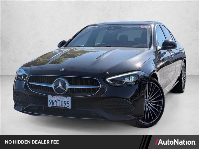 Black 2026 Mercedes-Benz C-Class Sedan Rear-Wheel Drive Automatic