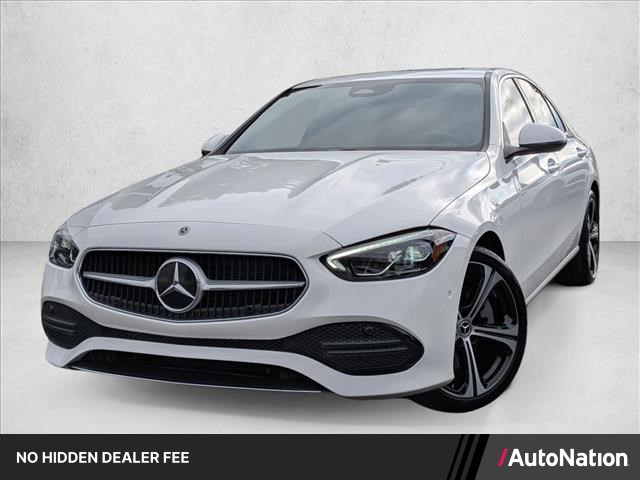 Polar White 2024 Mercedes-Benz C-Class C 300 RWD Sedan Rear-Wheel Drive Automatic