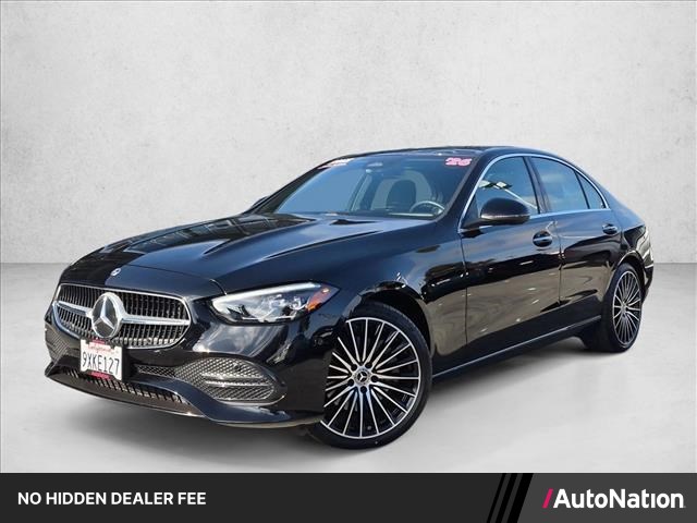 Black 2026 Mercedes-Benz C-Class Sedan Rear-Wheel Drive Automatic