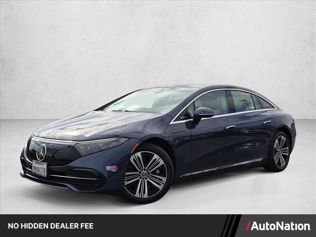 Twilight Blue Metallic 2024 Mercedes-Benz EQS Sedan All-Wheel Drive Automatic