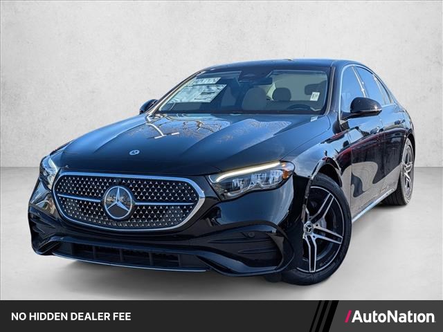Black 2026 Mercedes-Benz E-Class Sedan Rear-Wheel Drive Automatic