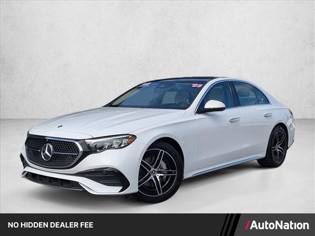 Polar White 2025 Mercedes-Benz E-Class Sedan Rear-Wheel Drive Automatic