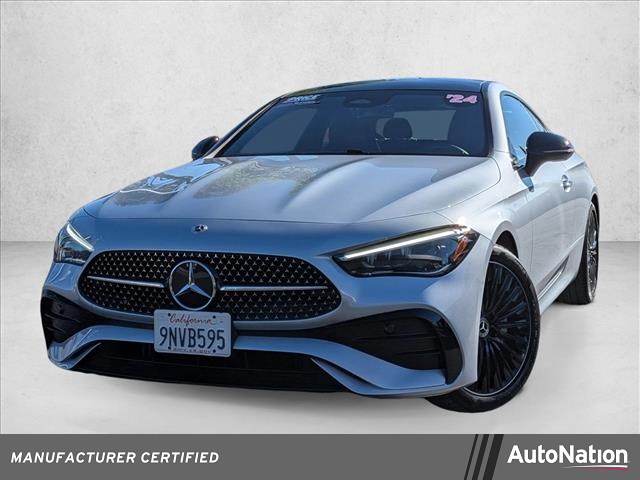 Cirrus Silver Metallic 2024 Mercedes-Benz CLE 300 4MATIC Coupe All-Wheel Drive Automatic