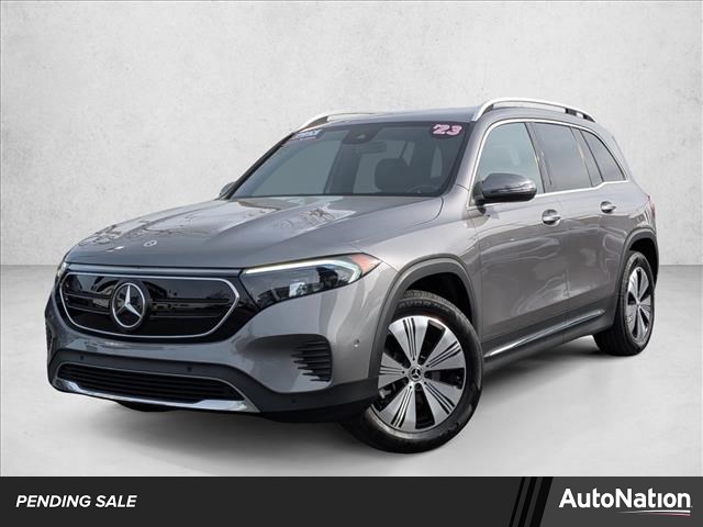 Gray (Mountain Grey Metallic) 2023 Mercedes-Benz EQB 300 4MATIC AWD SUV / Crossover All-Wheel Drive Automatic