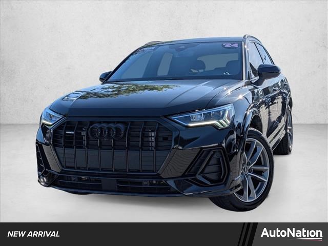 Mythos Black Metallic 2024 Audi Q3 quattro Premium Plus S Line 45 TFSI SUV / Crossover All-Wheel Drive Automatic