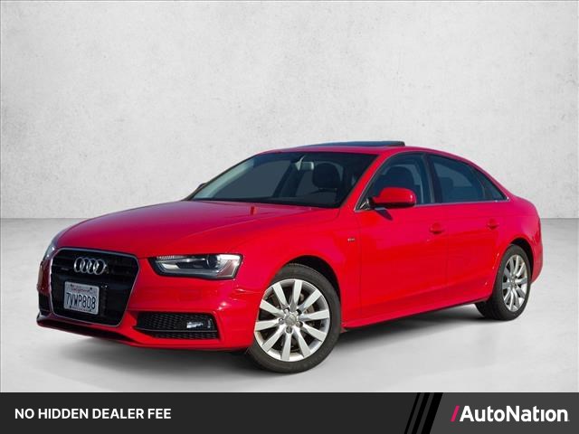 Volcano Red Metallic 2015 Audi A4 Sedan All-Wheel Drive 8-Speed Automatic