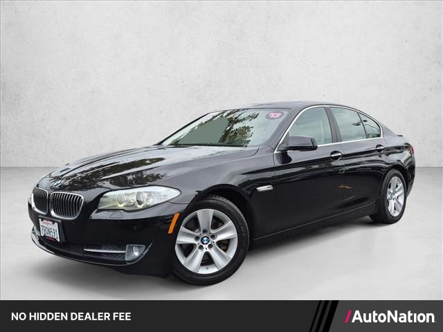 Black 2013 BMW 5 Series Sedan Rear-Wheel Drive Automatic