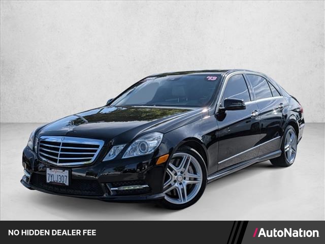 Black 2013 Mercedes-Benz E-Class E 550 Sport 4MATIC Sedan All-Wheel Drive Automatic