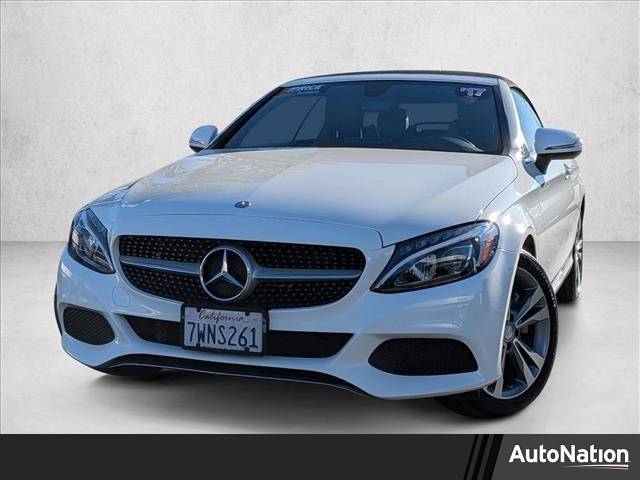 Polar White 2017 Mercedes-Benz C-Class C 300 Cabriolet Convertible Rear-Wheel Drive Automatic