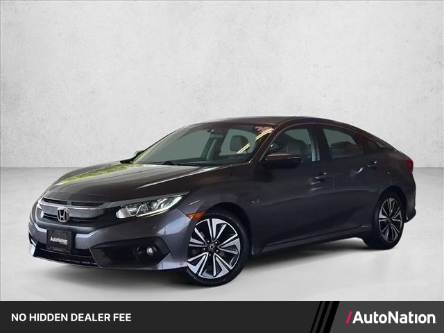 Lunar Silver Metalli 2016 Honda Civic Sedan Front-Wheel Drive Automatic