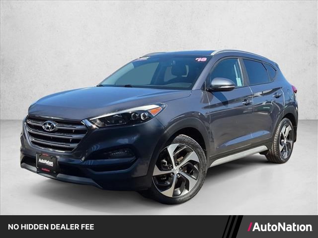 Coliseum Gray 2018 Hyundai Tucson SUV / Crossover Front-Wheel Drive Automatic