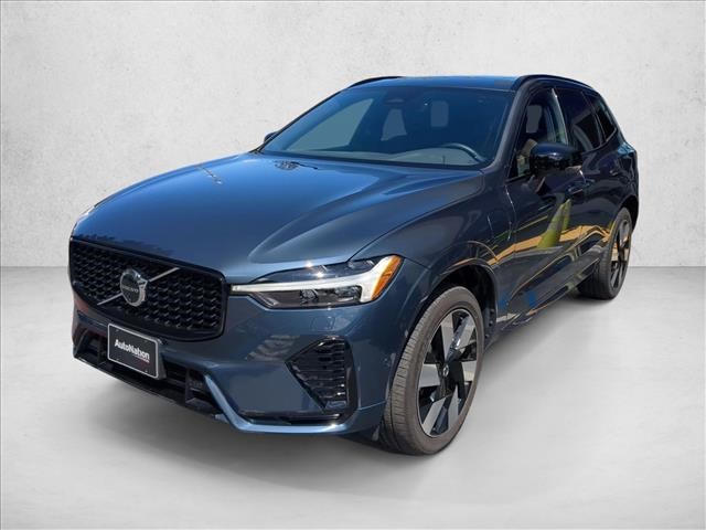 Denim Blue Metallic 2025 Volvo XC60 Recharge T8 Plus Dark Theme eAWD SUV / Crossover All-Wheel Drive Automatic