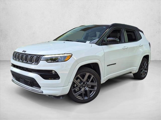 Bright White Clearcoat 2025 Jeep Compass SUV / Crossover Four-Wheel Drive 8-Speed Automatic