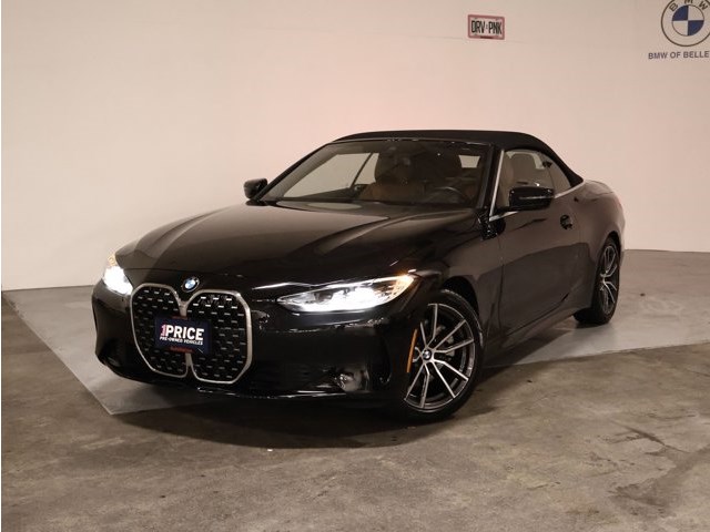 Jet Black 2021 BMW 4 Series 430i Convertible RWD Convertible Rear-Wheel Drive Automatic