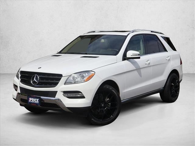 Polar White 2014 Mercedes-Benz M-Class ML 350 4MATIC SUV / Crossover All-Wheel Drive Automatic