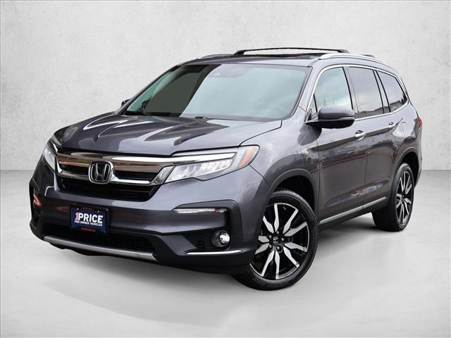 Gray (Modern Steel Metal) 2019 Honda Pilot Touring AWD SUV / Crossover All-Wheel Drive Automatic