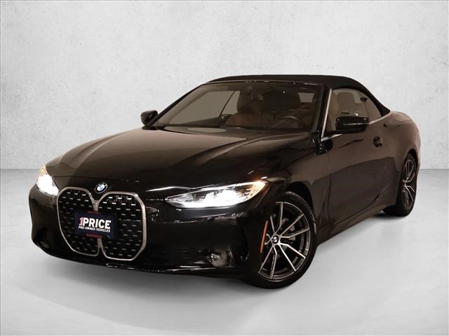 Jet Black 2021 BMW 4 Series 430i Convertible RWD Convertible Rear-Wheel Drive Automatic