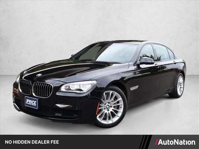 Black Sapphire Metallic 2015 BMW 7 Series Sedan All-Wheel Drive Automatic