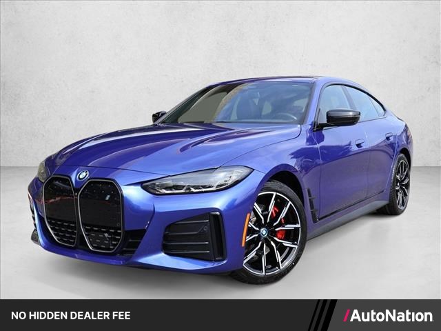 Portimao Blue Metallic 2024 BMW i4 Sedan Rear-Wheel Drive Automatic