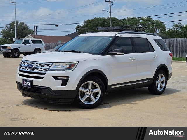 White Platinum Metallic Tri-Coat 2019 Ford Explorer XLT SUV / Crossover Front-Wheel Drive 6-Speed Automatic