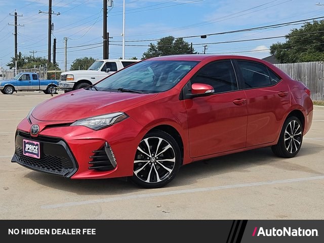 Barcelona Red Metallic 2018 Toyota Corolla Sedan Front-Wheel Drive Automatic