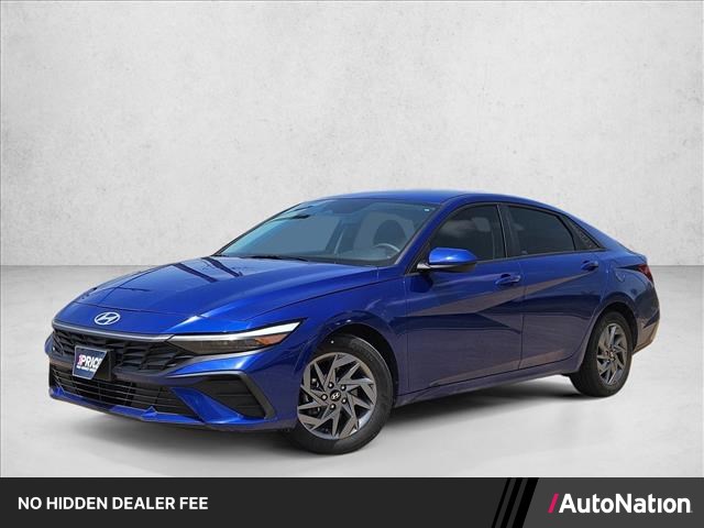 Intense Blue 2024 Hyundai Elantra Hybrid Sedan Front-Wheel Drive Automatic