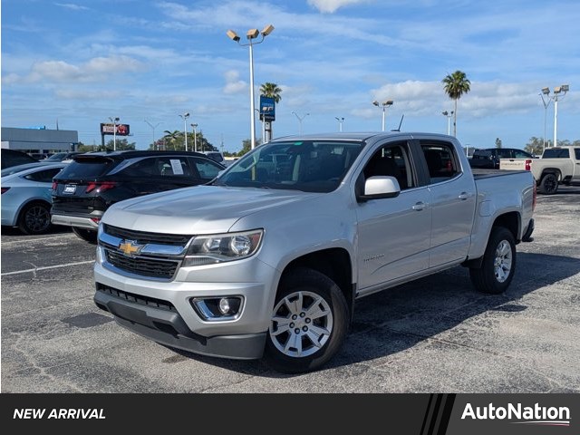 Silver Ice Metallic 2019 Chevrolet Colorado LT Crew Cab RWD Pickup Truck 4X2 8-Speed Automatic