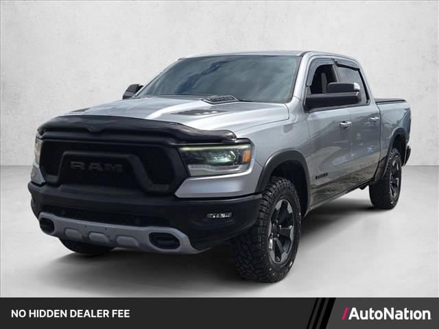 Billet Silver Metallic Clearcoat 2019 RAM 1500 Pickup Truck Four-Wheel Drive 8-Speed Automatic