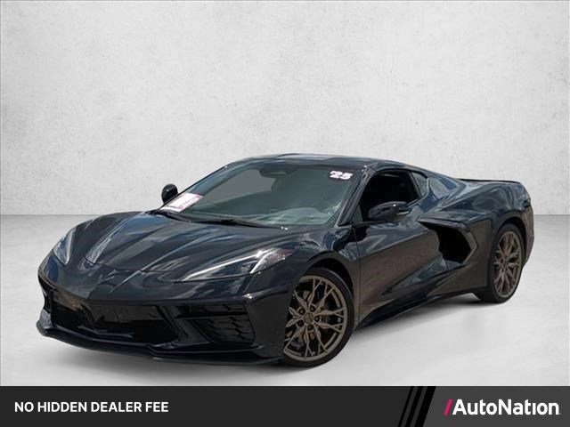 Black 2025 Chevrolet Corvette Coupe Rear-Wheel Drive 8-Speed Automatic