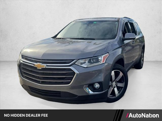 Gray (Satin Steel Metallic) 2021 Chevrolet Traverse SUV / Crossover Front-Wheel Drive 9-Speed Automatic