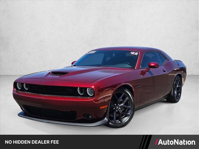 Octane Red Pearlcoat 2022 Dodge Challenger R/T RWD Coupe Rear-Wheel Drive 8-Speed Automatic