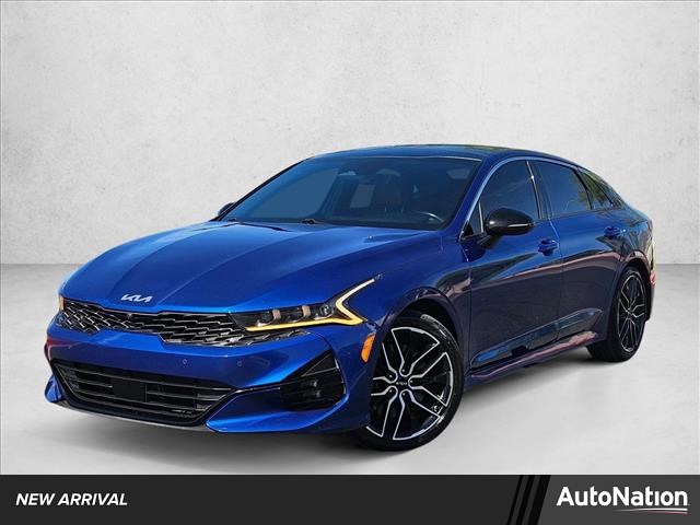 Sapphire Blue 2022 Kia K5 GT FWD Sedan Front-Wheel Drive Automatic