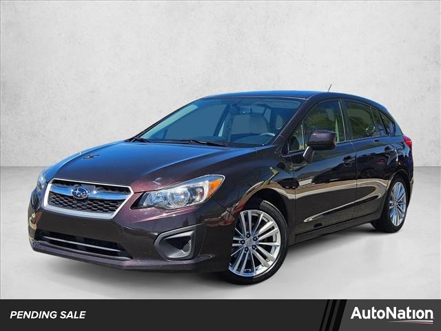 Deep Cherry Pearl 2013 Subaru Impreza 2.0i Premium Hatchback Hatchback All-Wheel Drive Automatic
