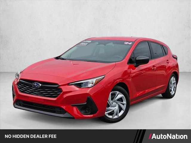 Pure Red 2024 Subaru Impreza Sedan Automatic