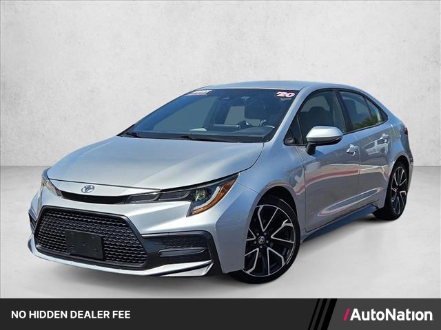Classic Silver Metallic 2020 Toyota Corolla Sedan Front-Wheel Drive Automatic