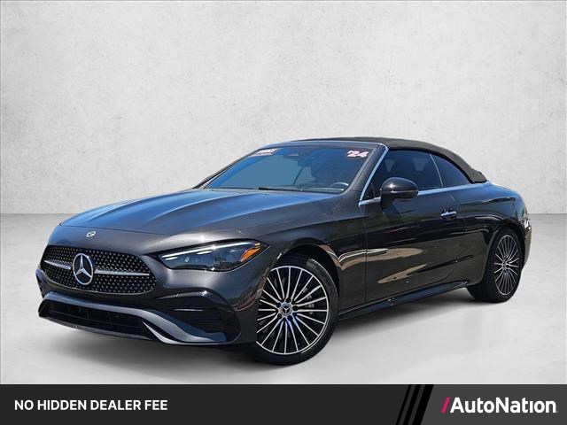 Gray (Graphite Grey Metallic) 2024 Mercedes-Benz CLE Convertible All-Wheel Drive Automatic