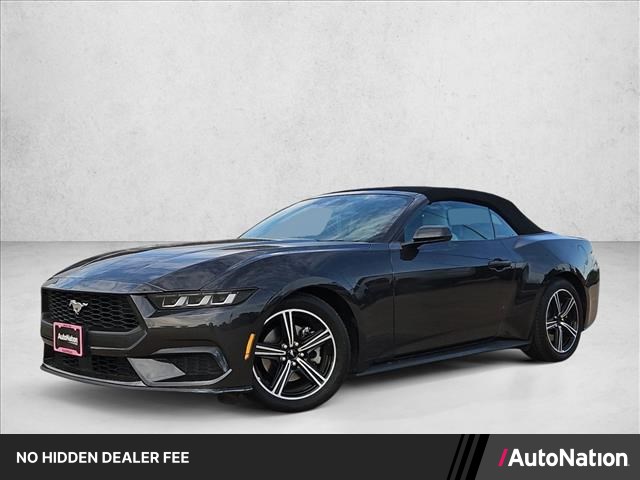 Dark Matter Gray Metallic 2024 Ford Mustang Convertible Rear-Wheel Drive Automatic