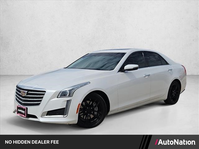 Crystal White Tricoat 2017 Cadillac CTS Sedan Rear-Wheel Drive 8-Speed Automatic