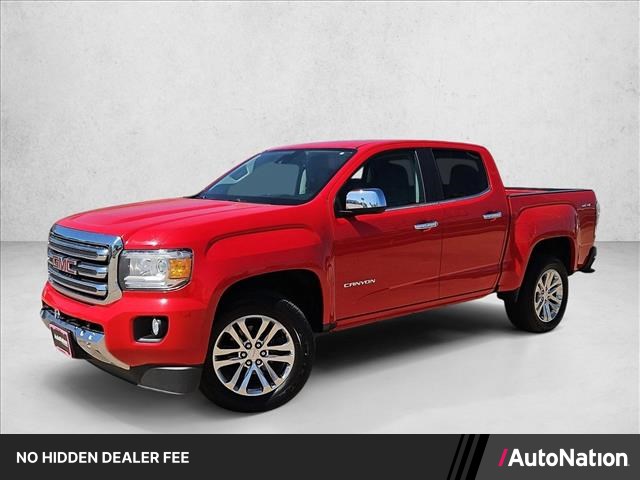 Cardinal Red 2015 GMC Canyon Pickup Truck Four-Wheel Drive 6-Speed Automatic