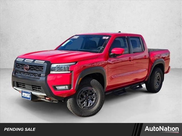 Red Alert 2025 Nissan Frontier PRO-4X Crew Cab 4WD Pickup Truck Four-Wheel Drive Automatic