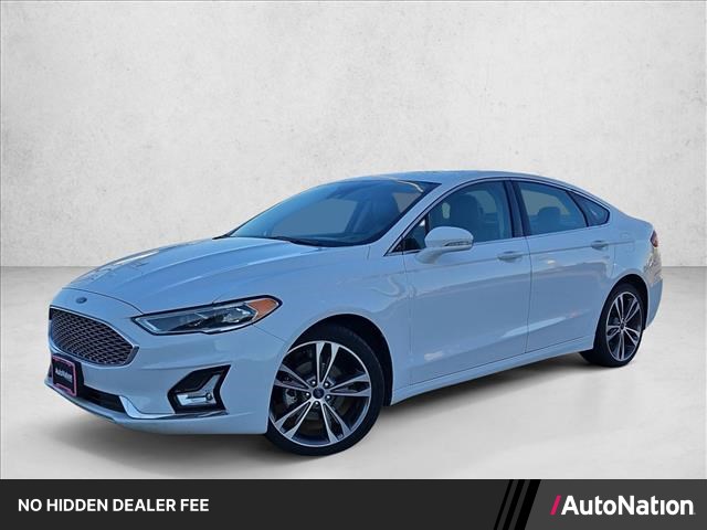 Oxford White 2020 Ford Fusion Sedan All-Wheel Drive 6-Speed Automatic