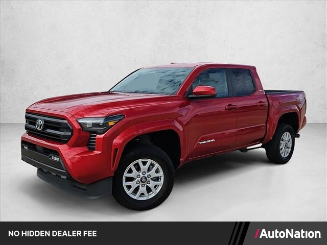 Supersonic Red 2024 Toyota Tacoma SR5 Double Cab RWD Pickup Truck 4X2 Automatic