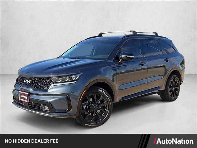 Gray (Gravity Grey) 2022 Kia Sorento SX AWD SUV / Crossover All-Wheel Drive Automatic