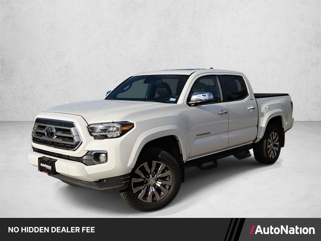 White 2022 Toyota Tacoma Pickup Truck Four-Wheel Drive Automatic