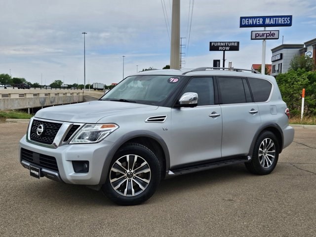 Brilliant Silver Metallic 2019 Nissan Armada SL RWD SUV / Crossover 4X2 Automatic